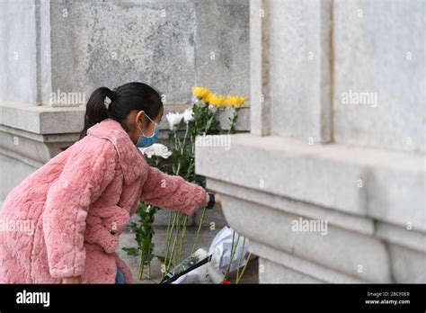 Changsha Chinas Hunan Provinz April 2020 Vor dem Märtyrerdenkmal im