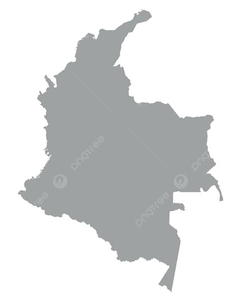 Mapa De Colombia Cartografía Ilustración Geografía Vector PNG dibujos