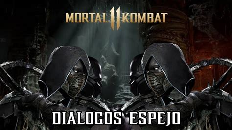 Mortal Kombat 11 Ultimate Diálogos Espejo De Noob Saibot Youtube