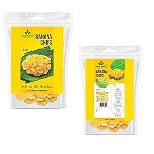 Rens Farms Premium Kerala Banana Chips Wafers Crispy Snack Namkeens