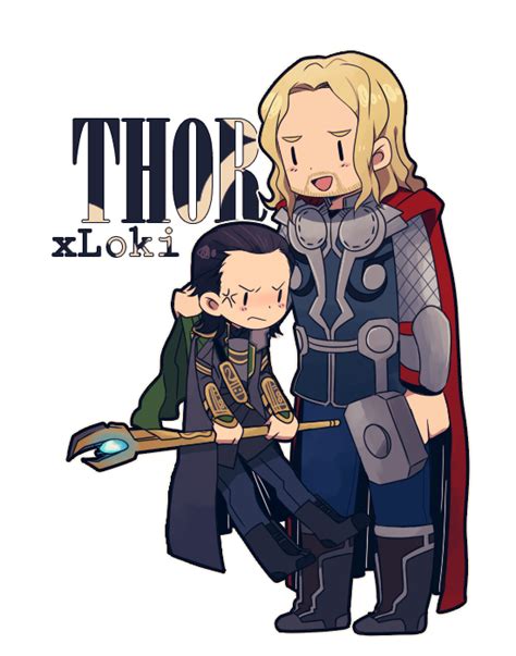 Thor And Loki Marvel And 2 More Drawn By Laphy Danbooru