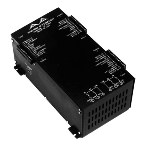 Stepper Drivers With AC Input Anaheim Automation Inc