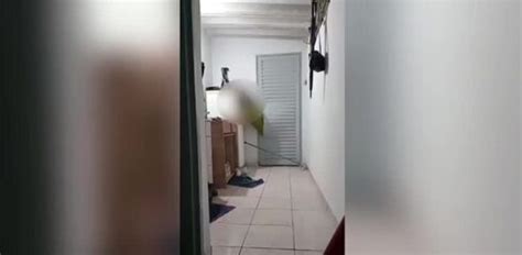 V Deo Homem Fica Entalado Em Porta Ao Tentar Invadir A Casa Da Ex Diz