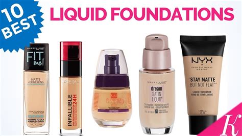 10 Best Liquid Foundations For You In India With Price Youtube