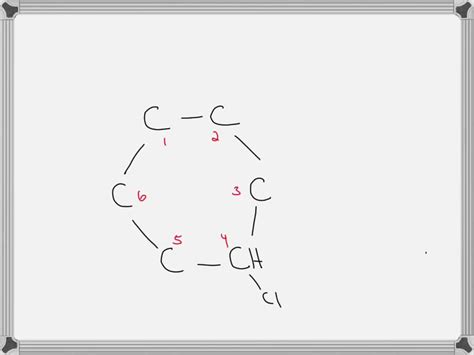 Solved A Carbon Skeleton For Cyclohexane Is Shown Below Where On That