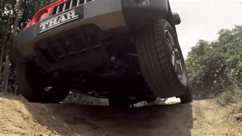 New Mahindra Thar Off Road Capabilities Showcased Video Performance