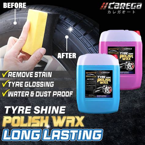 Carega 20L Pure Silicone Clear Tyre Wax Concentrate Wax Tayar Jernih