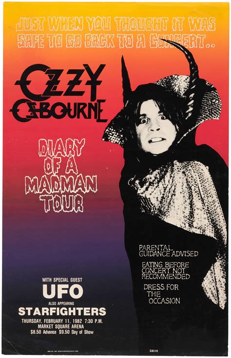 Ozzy Osbourne Diary Of A Madman Tour