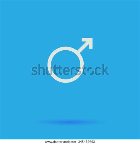 Man Sex White Flat Vector Simple Stock Vector Royalty Free 345432953