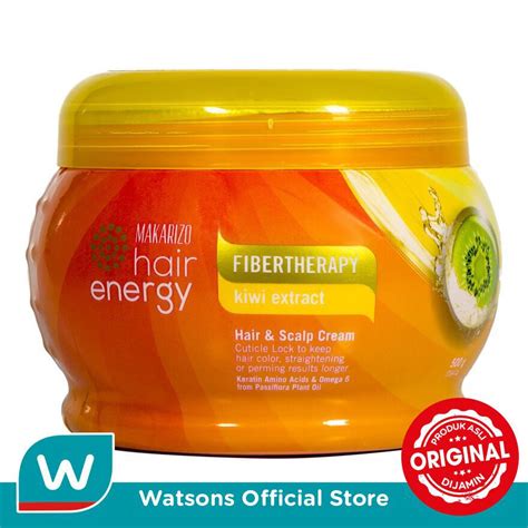 Jual Makarizo Hair Energy Fibertherapy Hair Scalp Creambath Kiwi 500