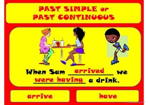 58 Past Simple Vs Continuous Tense English Esl Powerpoints