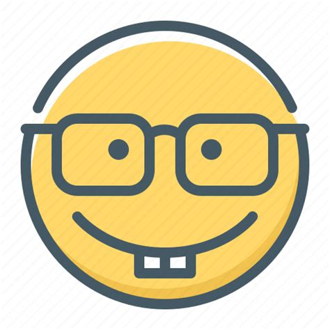 Nerd Bespectacled Smart Emoji Icon Download On Iconfinder