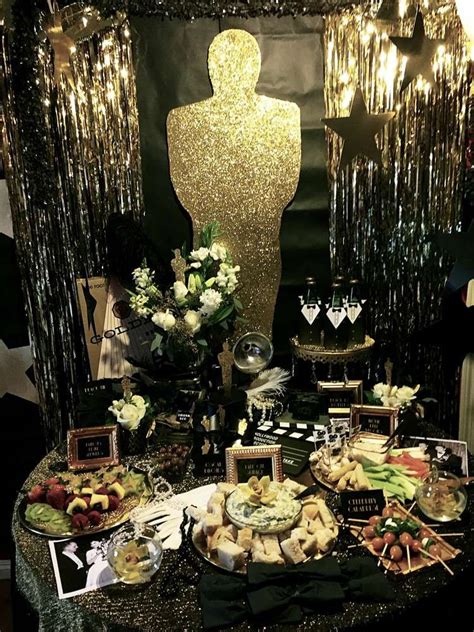 Party food display at an Oscar party! See more party planning ideas at ...