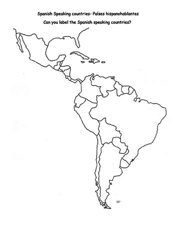 Spanish Speaking Countries Diagram Quizlet