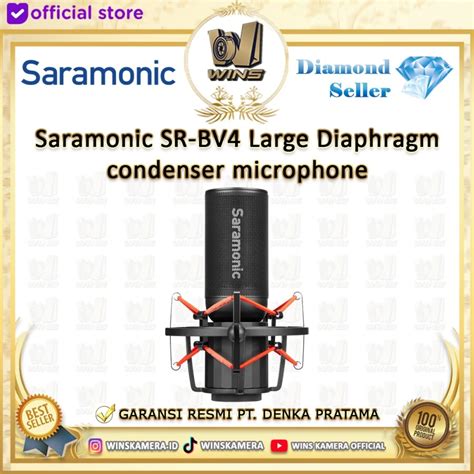 Saramonic Sr Bv Large Diaphragm Condenser Microphone Wins Camera