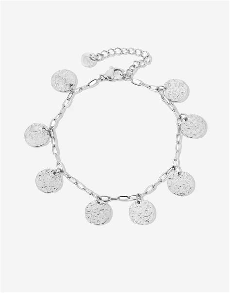 Armband Muntjes Zilver