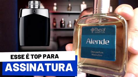 PERFUME ALENDE DA THERA COSMÉTICOS CONTRATIPO DO MONTBLANC LEGEND