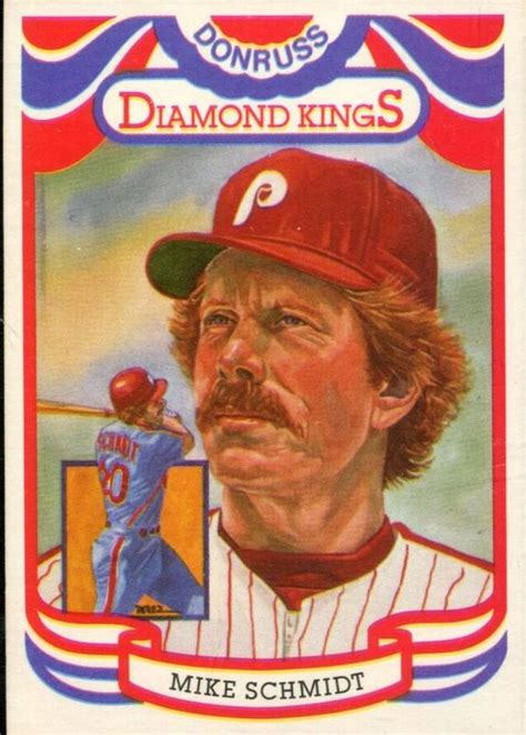 Mike Schmidt Donruss Diamond Kings Steel Price Guide