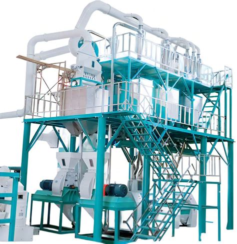 Commercial High Efficiency Ton Day Maize Flour Mill Corn Milling