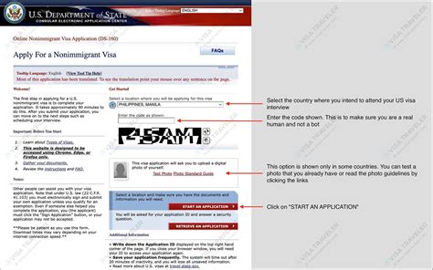 How To Fill Ds 160 Form For Us Visa A Step By Step Guide With