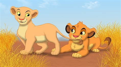 Online crop | HD wallpaper: Simba Nala Kiara Tiifu аnd Rafiki Lion ...