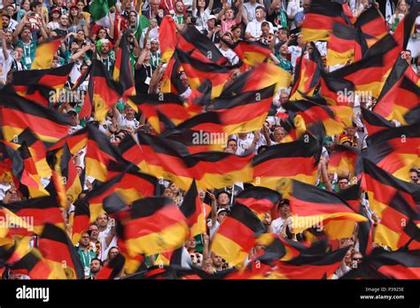 Sport Spo Fußball German flags Soccer fans Deutschland Stockfotos