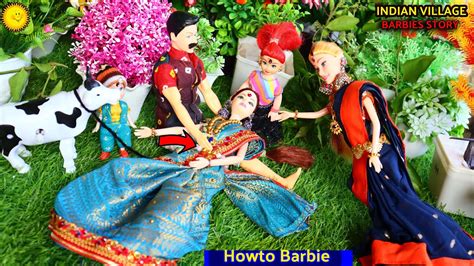 Barbie Doll All Day Routine In Indian Village Radha Ki Kahani