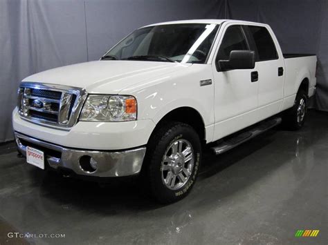 2008 Oxford White Ford F150 Xlt Supercrew 4x4 25501079 Photo 5 Car Color