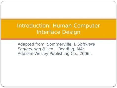 (PPTX) Introduction: Human Computer Interface Design - DOKUMEN.TIPS