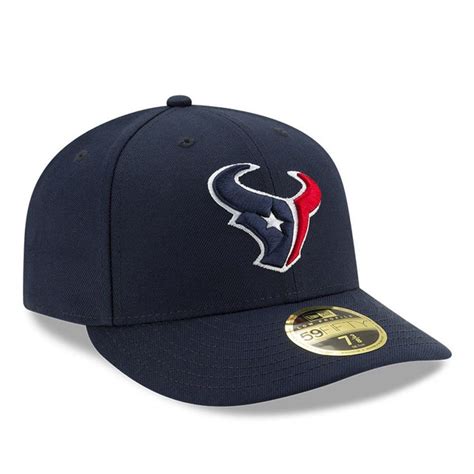 New Era Men S Navy Houston Texans Omaha Low 59fifty Structured Hat