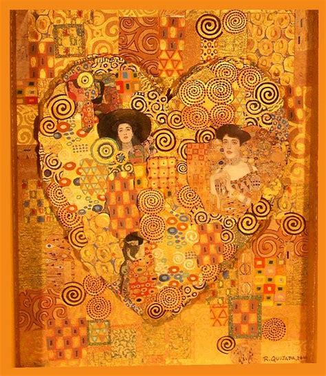 Heart Of Gustav Klimt By Robert Quijada Klimt Art Gustav Klimt