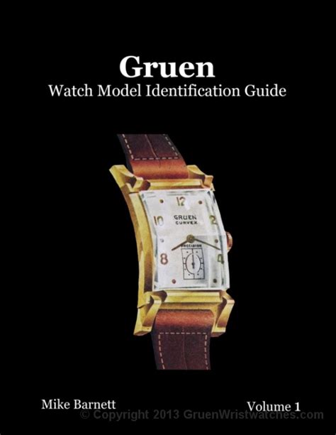 Gruen Watch Model Identification Guide VOL 1