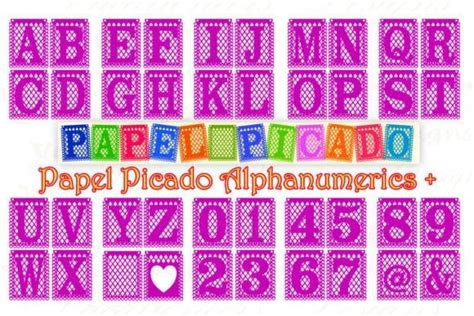 Papel Picado Svgs Letters And Numbers Coco Font Alphabet Svg Papel