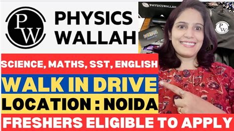 Physics Wallah Hiring Latest Job Updates Any Graduate Can