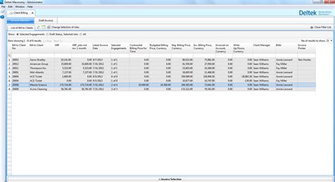 client billing workspace