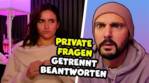 PRIVATE FRAGEN GETRENNT BEANTWORTEN Mit Kaan Dania YouTube