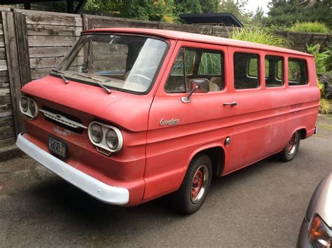 1963 Chevrolet Corvair Greenbrier Sport Van. Chevrolet's Answer To Vw ...