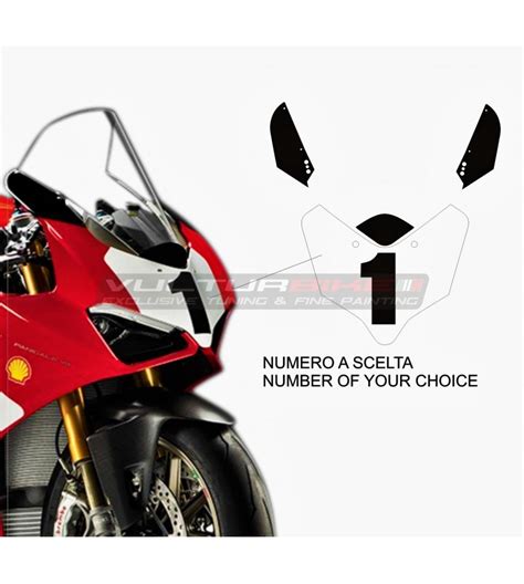 Kit Autocollants Bandes Queue Ducati Panigale Streetfighter V