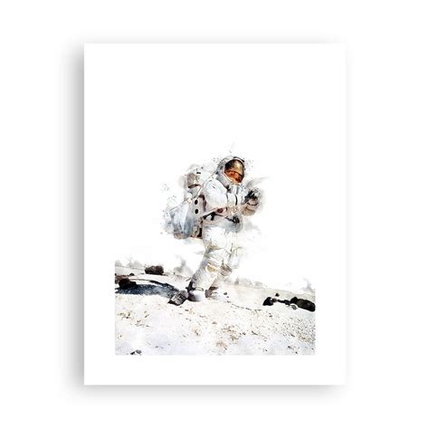 Obraz Plakat Wysłannik Ziemi 30x40cm Astronauta Kosmos Nasa