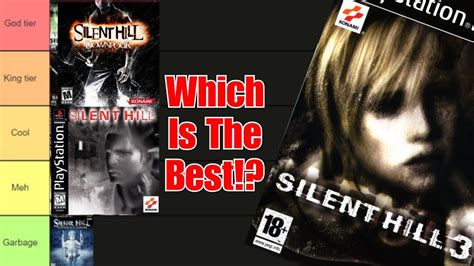 Ranking The Silent Hill Video Game Series Tier List Youtube