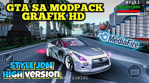 KEREN GTA SA MODPACK JDM STYLE HIGH VERSION KENDARAAN GRAFIK HD DI