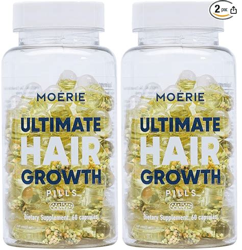 Moerie Biotin Hair Growth Supplement For Thicker Hair Women And Mens