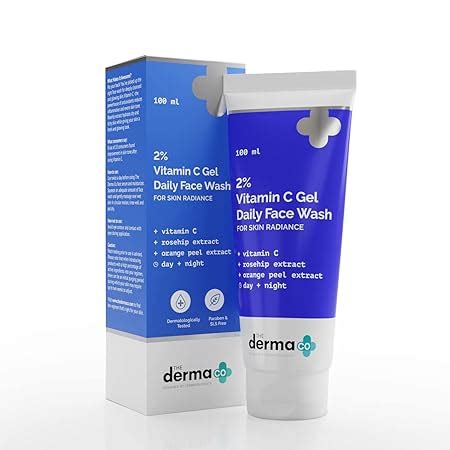 The Derma Co Vitamin C Gel Daily Face Wash With Vitamin C Rosehip