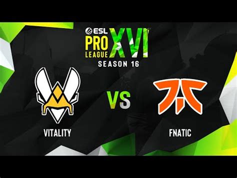 Vitality Vs Fnatic Map Inferno Esl Pro League Season Group A