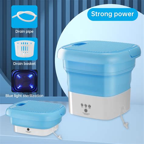 Portable Mini Washing Machine With Dryer Portable Foldable Small