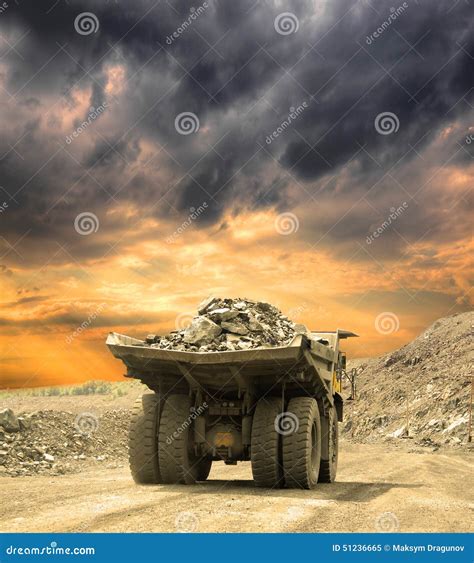 Iron Ore Opencast Stock Image Image Of Truck Dumper