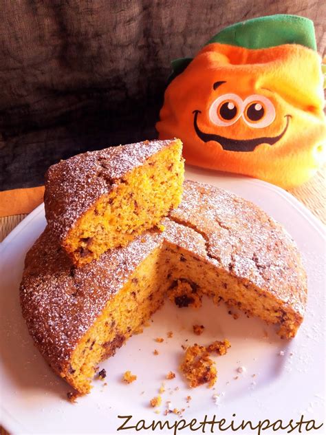 Torta Con Zucca E Gocce Di Cioccolato Zampette In Pasta