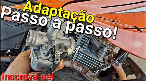 Como Adaptar Carburador De Na Xtz Em Detalhes E Acabe Vazamento