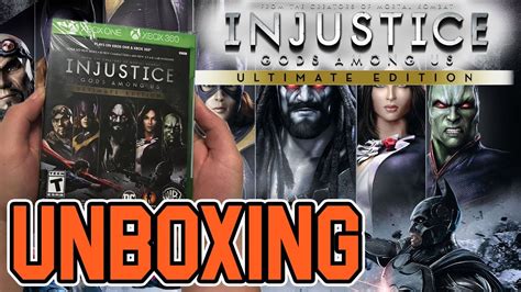 Injustice Gods Among Us Ultimate Edition Xbox One Xbox 360 Unboxing