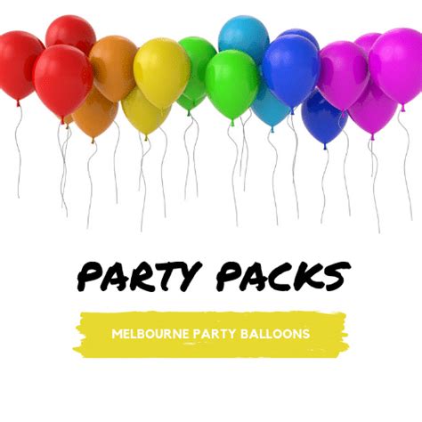 Party Pack Melbourne Party Balloons Melbournes Ultimate Online